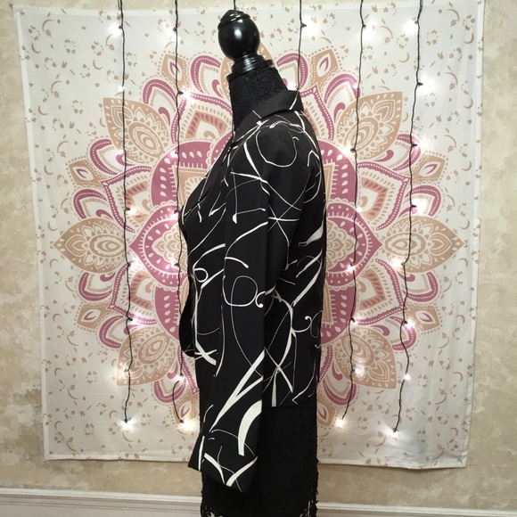 Transitions Pattern Blazer Single Button Jacket - Picture 4 of 8